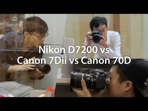 Nikon D7200 Vs Canon 7D Mark Iı Vs 70D Shootout
