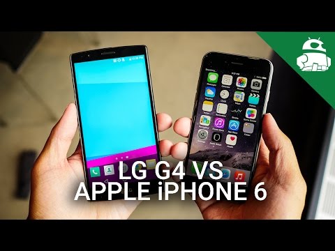 Lg G4 Vs İphone 6 - Quick Look