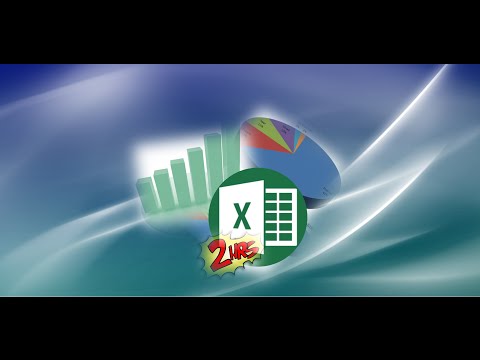 Excel 2010 Tam Öğretici Temel Gelişmiş Bölüm 2 / 2 - 1 Saat İçinde Bir Pro İçin