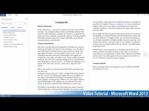 Microsoft Office Word 2013 Öğretici Adım Adım Part01 02 Okuyarak